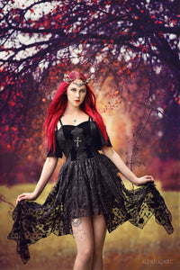 New gothllolibeauty photo of DW063 Gothique elegant dead souls cross dress with side long designs by Katarzyna Revena,Click to see more