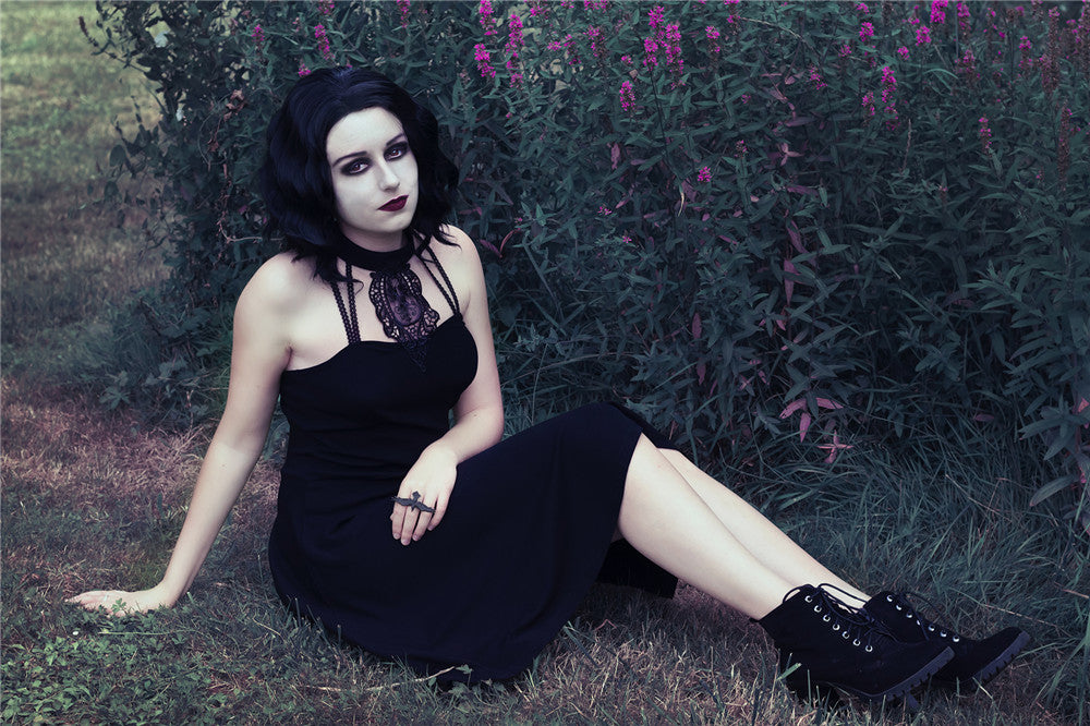 New gothlolibeauty photo of DW168 long gothic skirt wear by Anomaly,click to see more