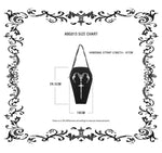 Horn Embroidery Coffin Bag ABG013