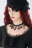 Vintage Teardrop Beaded Choker ACK161 - Gothlolibeauty