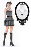 Multi-Cross Dark Lolita Spade Necklace ACK163 - Gothlolibeauty