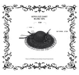 Vintage Lace Feather Mini Hat ACP015 - Gothlolibeauty