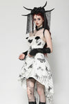 Gothic Romantic Lace Embroidered Gloves AGL026