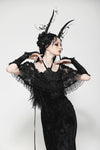 Gothic Romantic Lace Embroidered Gloves AGL026