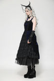 Gothic Romantic Lace Embroidered Gloves AGL026