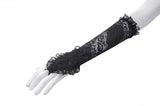 Gothic Romantic Lace Embroidered Gloves AGL026