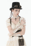Steampunk Lace Layered Ribbon Gloves AGL031 - Gothlolibeauty