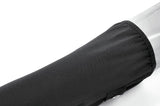Goth Punk Matte Black Multi-Buckle Eyelet Strap Elasticated Gloves AGL032