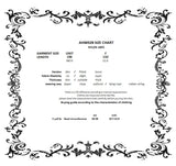 Gothic Dark-Wear Veil with Exotic Beaded Fringe AHW028