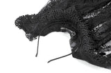 Gothic Dark-Wear Veil with Exotic Beaded Fringe AHW028