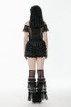Chic Multi-Layered Mesh Knee-High Socks with Ruching ALW003