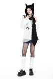 Gothic witch cat scarf ASF025