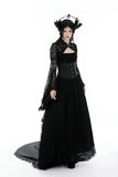 Gothic cape with big lace sleeves BW040-1