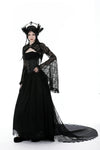 Gothic cape with big lace sleeves BW040-1