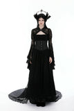 Gothic cape with big lace sleeves BW040-1