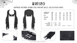Gothic retro girdling waist bell-sleeves cape BW120