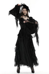 Gothic retro girdling waist bell-sleeves cape BW120