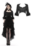 Gothic gorgeous court buttorn cape top BW123