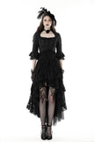 Gothic gorgeous court buttorn cape top BW123