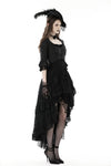 Gothic gorgeous court buttorn cape top BW123