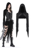 Devil shredded hooded cape BW133