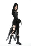 Devil shredded hooded cape BW133