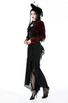 Gothic elegant dark red velvet shrug BW137