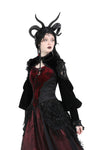 Gothic escape princess rose sexy shoulder velvet shrug BW140