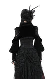 Gothic escape princess rose sexy shoulder velvet shrug BW140
