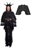 Gothic Elegant Vintage Lace Oversized Sleeves  Cape BW151