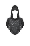 Punk Assassin Draped Hooded Capelet BW163