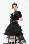 Gothic Black-red Thorn Rose Princess Capelet BW165