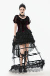 Gothic Black-red Thorn Rose Princess Capelet BW165