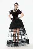 Gothic Black-red Thorn Rose Princess Capelet BW165