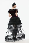 Gothic Black-red Thorn Rose Princess Capelet BW165