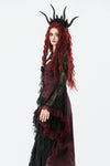 Gothic Black Red Baroque Lace Cardigan BW169