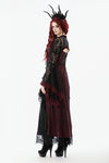 Gothic Black Red Baroque Lace Cardigan BW169