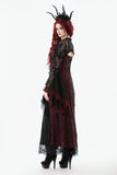 Gothic Black Red Baroque Lace Cardigan BW169