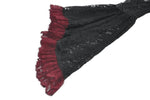 Gothic Black Red Baroque Lace Cardigan BW169