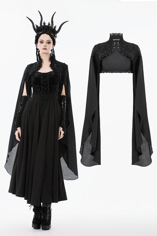 Gothic Embroidered Cape BW171