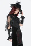 Gothic Lace Mesh Patchwork Sleeveless Cape BW173 - Gothlolibeauty