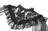 Gothic Lace Mesh Patchwork Sleeveless Cape BW173 - Gothlolibeauty