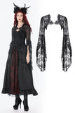 Gothic 3D Lace Bell Sleeve Cape BW176 - Gothlolibeauty