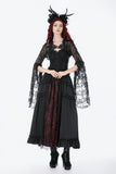 Gothic 3D Lace Bell Sleeve Cape BW176 - Gothlolibeauty