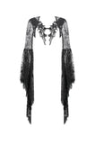 Gothic Deep-V Lace Bell Sleeve Cape BW177 - Gothlolibeauty