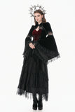 Gothic Court Style Velvet Shrug Lace-Spliced Flare Sleeve Bolero BW179