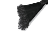 Gothic Court Style Velvet Shrug Lace-Spliced Flare Sleeve Bolero BW179