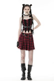 Gothic lace up bandage corset CW049