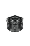 Punk Patent Leather Metal Waist Corset CW089