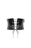 Punk Patent Leather Metal Waist Corset CW089